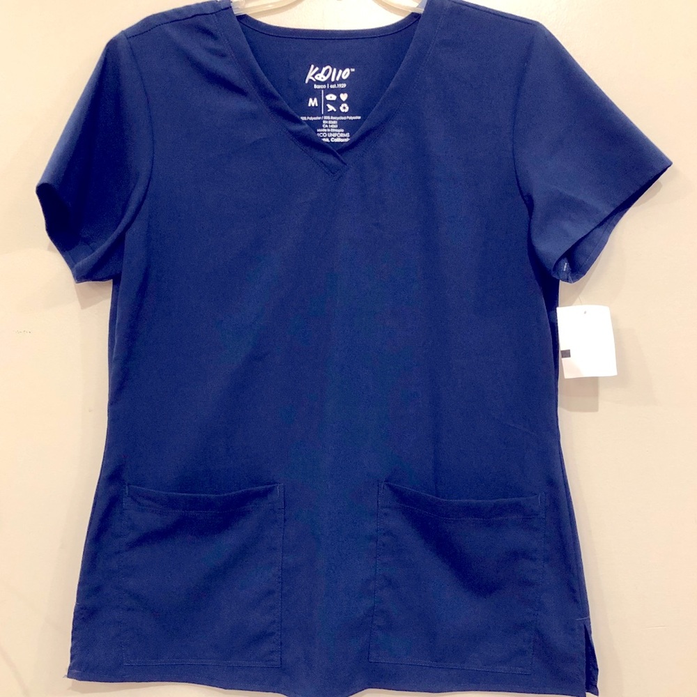 Barco KD110 Women’s Scrub Top Navy Size Med